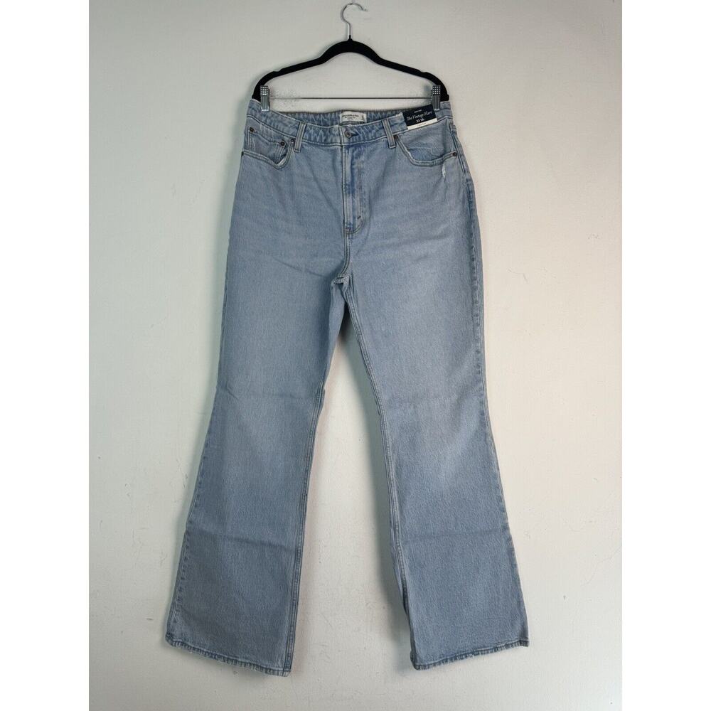 Abercrombie Fitch Women 33 16L The Vintage Flare High Rise Curve Love Jeans New